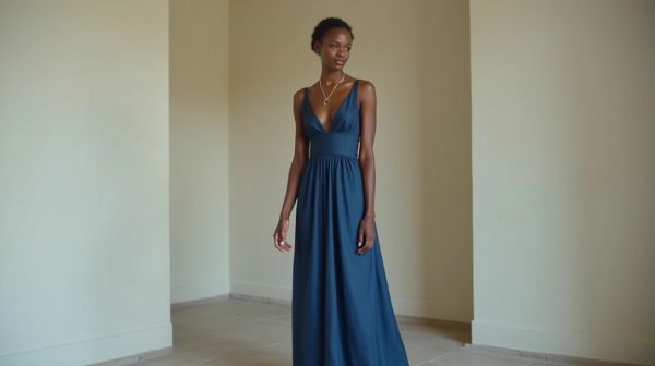 Choisissez vos robes longues en bleu pour un style élégant